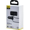 FM модулятор Baseus T typed S-16 wireless MP3 car charger Black (CCTM-D01) зображення 8