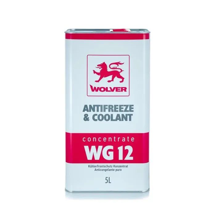 Антифриз Wolver Концентрат WG12 черв. 5л (4260360944185)