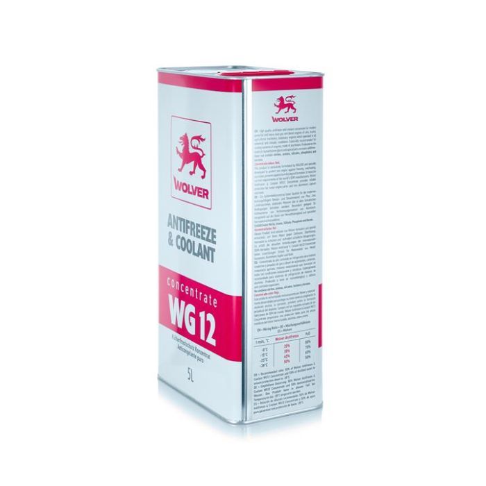 Антифриз Wolver Концентрат WG12 черв. 5л (4260360944185) изображение 2