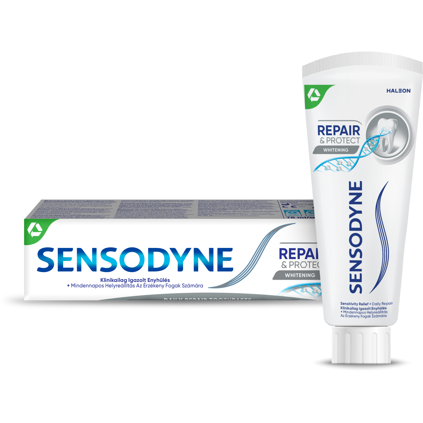 Зубна паста Sensodyne Відновлення та Захист Відбілююча 75 мл (3830029297238/5054563103321) зображення 2