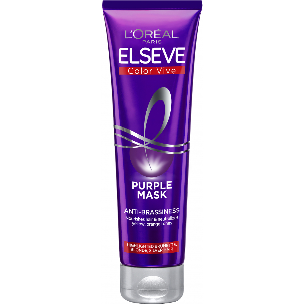 Маска для волосся Elseve Color Vive Purple для освітленого та мелір. волосся 150 мл (3600523912612)