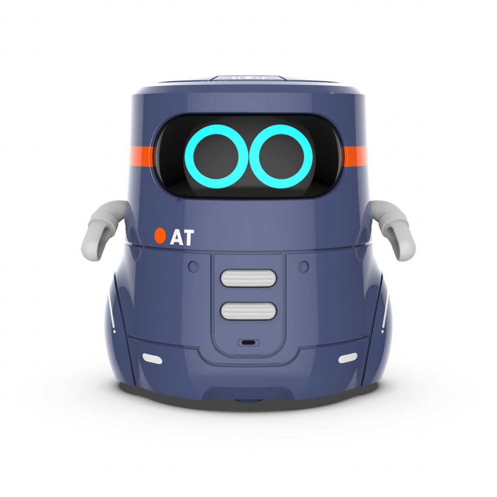Интерактивная игрушка AT-Robot Умный робот с сенсорным управлением и обучающими карт темно (AT002-02-UKR)