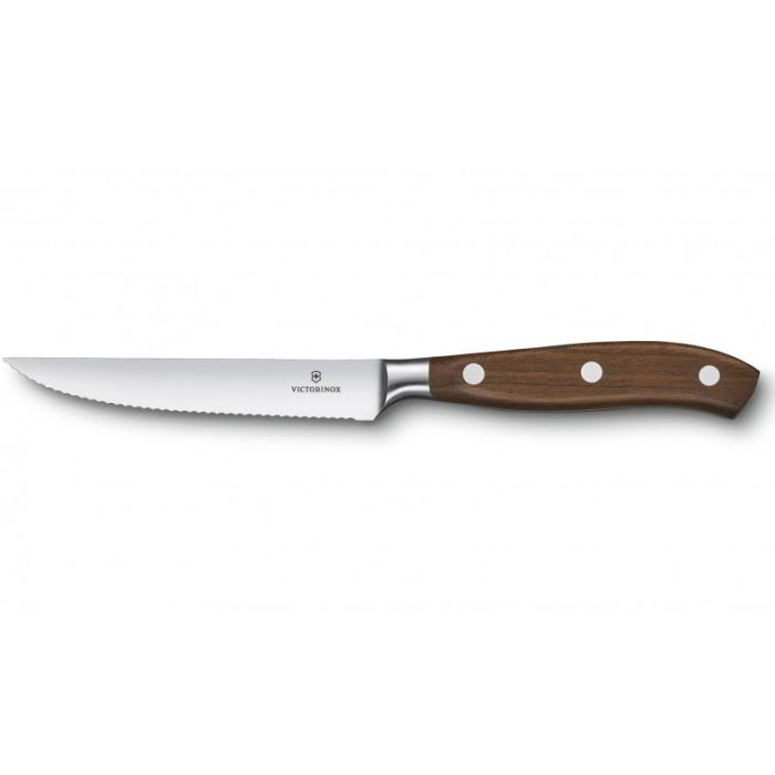 Кухонний ніж Victorinox Grand Maitre Steak 12см Serrated Wood (7.7200.12WG) зображення 2