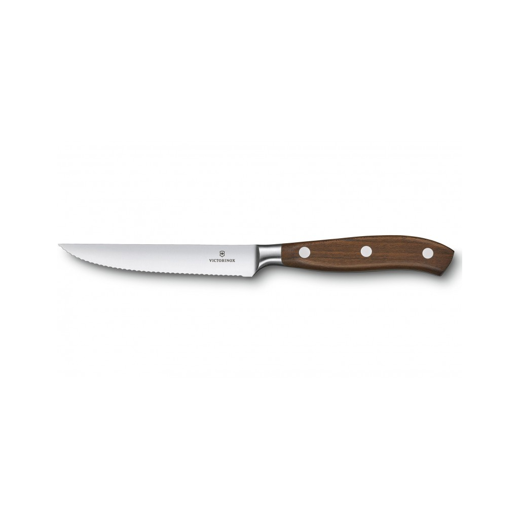 Кухонный нож Victorinox Grand Maitre Steak 12см Serrated Wood (7.7200.12WG) изображение 2