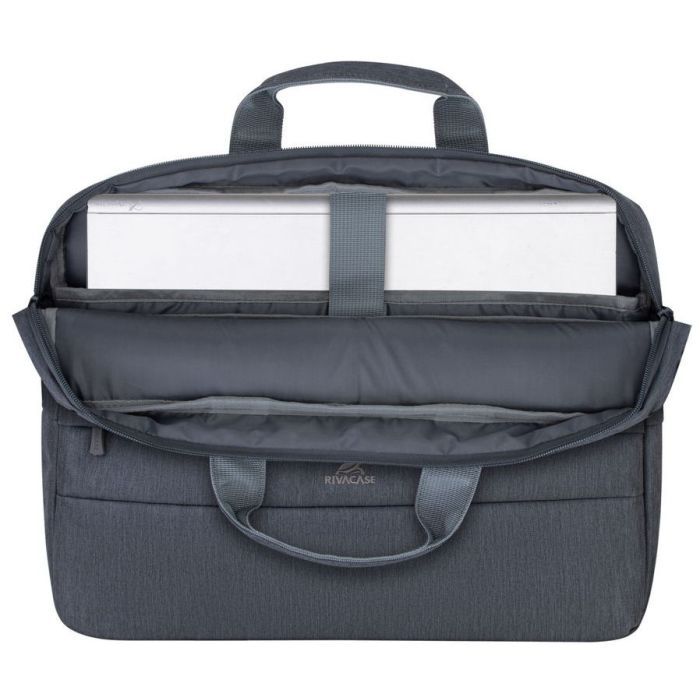 Сумка для ноутбука RivaCase 15.6" 7532 Prater, grey/dark blue anti-theft (7532Grey/DarkBlue) изображение 4