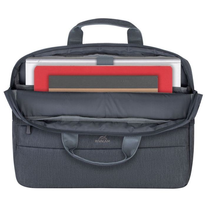 Сумка для ноутбука RivaCase 15.6" 7532 Prater, grey/dark blue anti-theft (7532Grey/DarkBlue) изображение 6