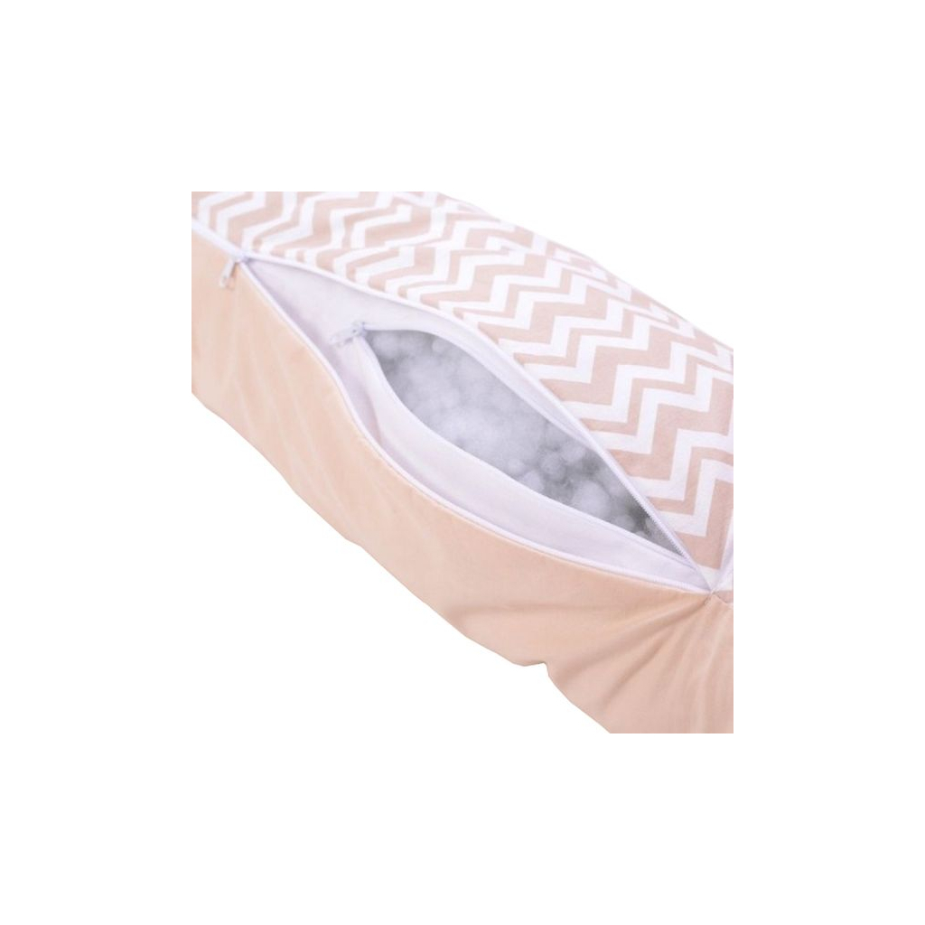 Подушка Верес для кормления "Comfort Long zigzag beige" 170*52 (302.01.1) изображение 6