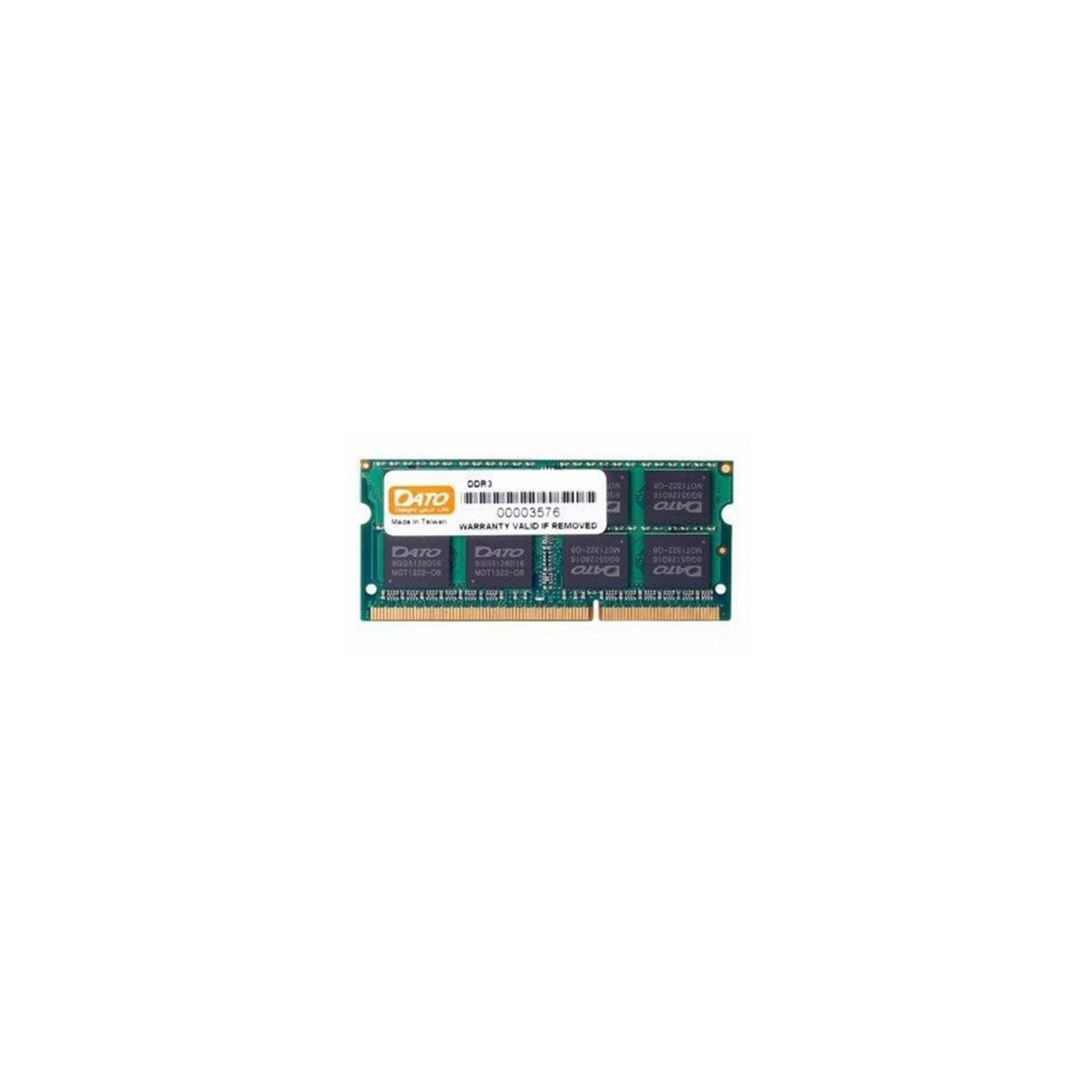 Модуль памяти для ноутбука SoDIMM DDR3L 8GB 1600 Mhz Dato (DT8G3DSDLD16)