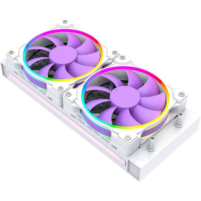 Система рідинного охолодження ID-Cooling Pinkflow 240 Diamond Purple зображення 4