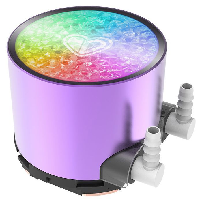 Система рідинного охолодження ID-Cooling Pinkflow 240 Diamond Purple зображення 6
