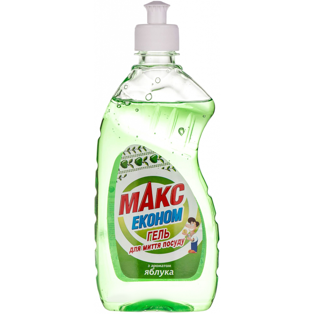 Средство для ручного мытья посуды Макс Эконом Яблоко 450 мл (4820026413464)