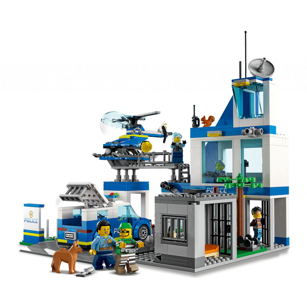 Конструктор LEGO City Полицейский участок 668 деталей (60316) изображение 3