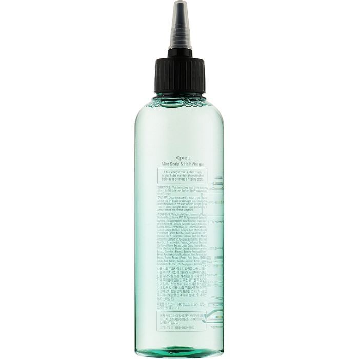 Кондиционер для волос A'pieu Mint Scalp Hair Vinegar 200 мл (8809643538664) изображение 2
