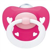 Пустушка Nuk Signature силік 6-18 міс. рожева (3952347)
