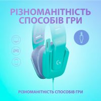 Наушники Logitech G335 Wired Gaming Mint (981-001024) изображение 3