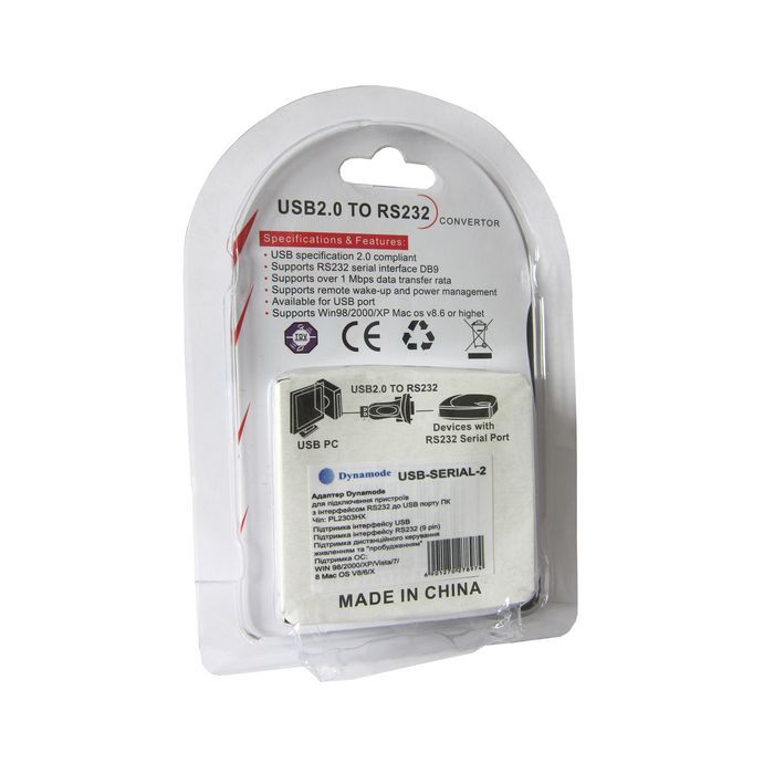 Переходник USB to COM Dynamode (USB-SERIAL-2) изображение 4