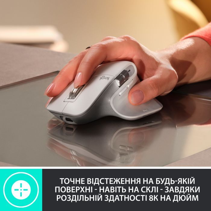 Мышка Logitech MX Master 3S Performance Wireless Mouse Bluetooth Graphite (910-006559) изображение 2