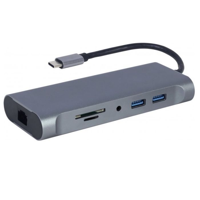 Концентратор Cablexpert USB-C 7-in-1 (A-CM-COMBO7-01)