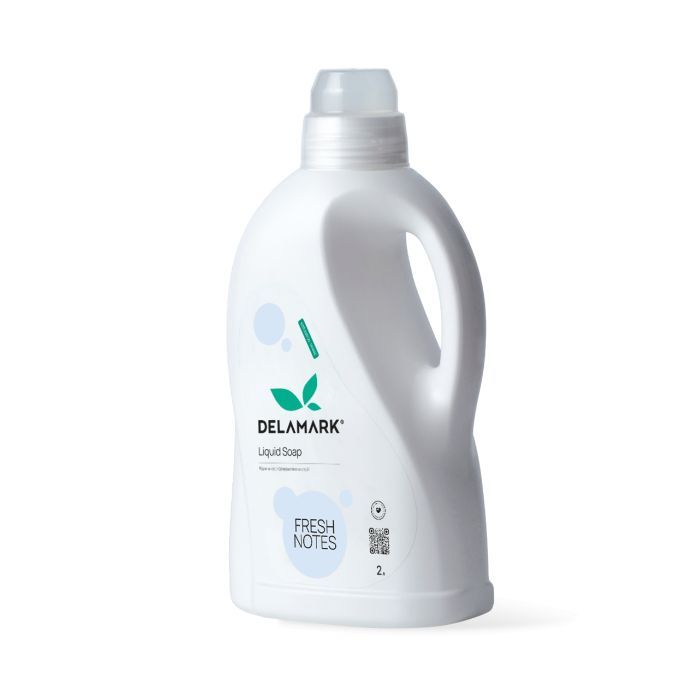 Жидкое мыло DeLaMark Свежие нотки 2 л (4820152332721)