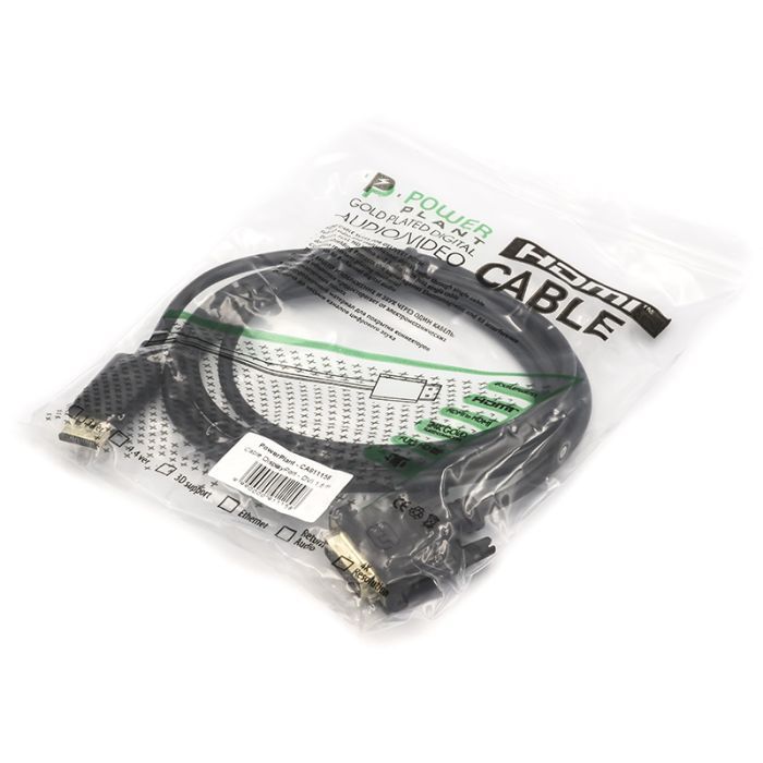 Кабель мультимедійний DisplayPort to DVI 1.8m PowerPlant (CA911158) зображення 2