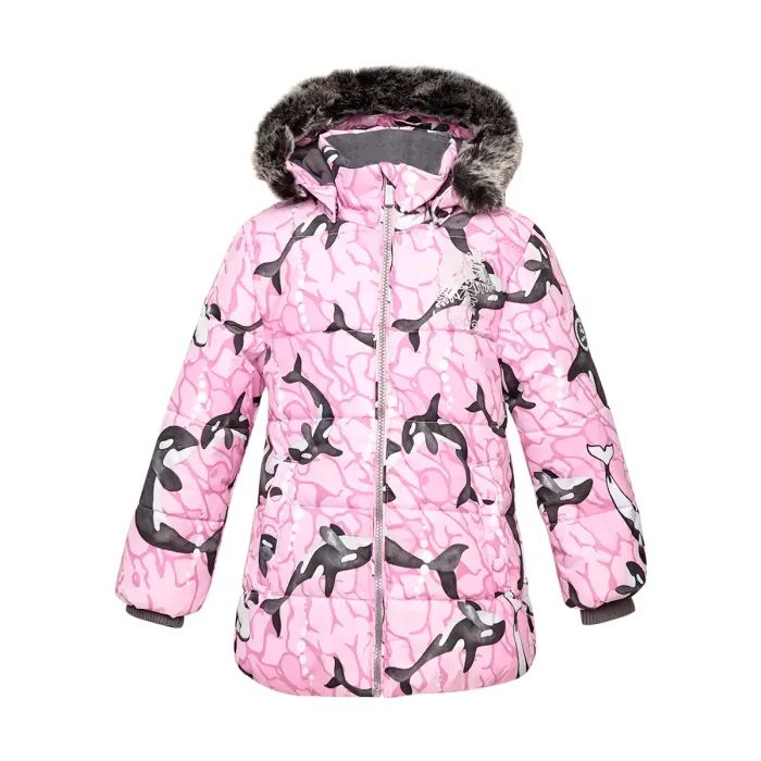 Куртка детская Huppa MELINDA 18220030 cветло-розовый с принтом 80 (4741468974651)