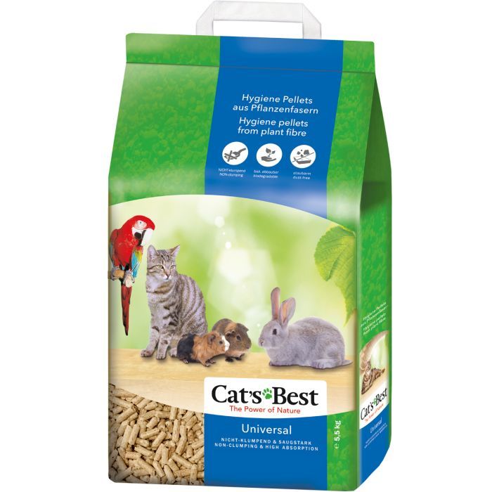 Наполнитель для туалета Cats Best Universal Древесный 5.5 кг (10 л) (4002973000465)