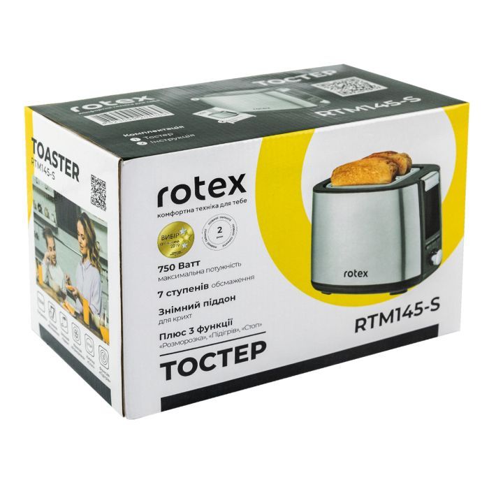 Тостер Rotex RTM145-S зображення 11