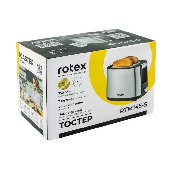 Тостер Rotex RTM145-S изображение 4