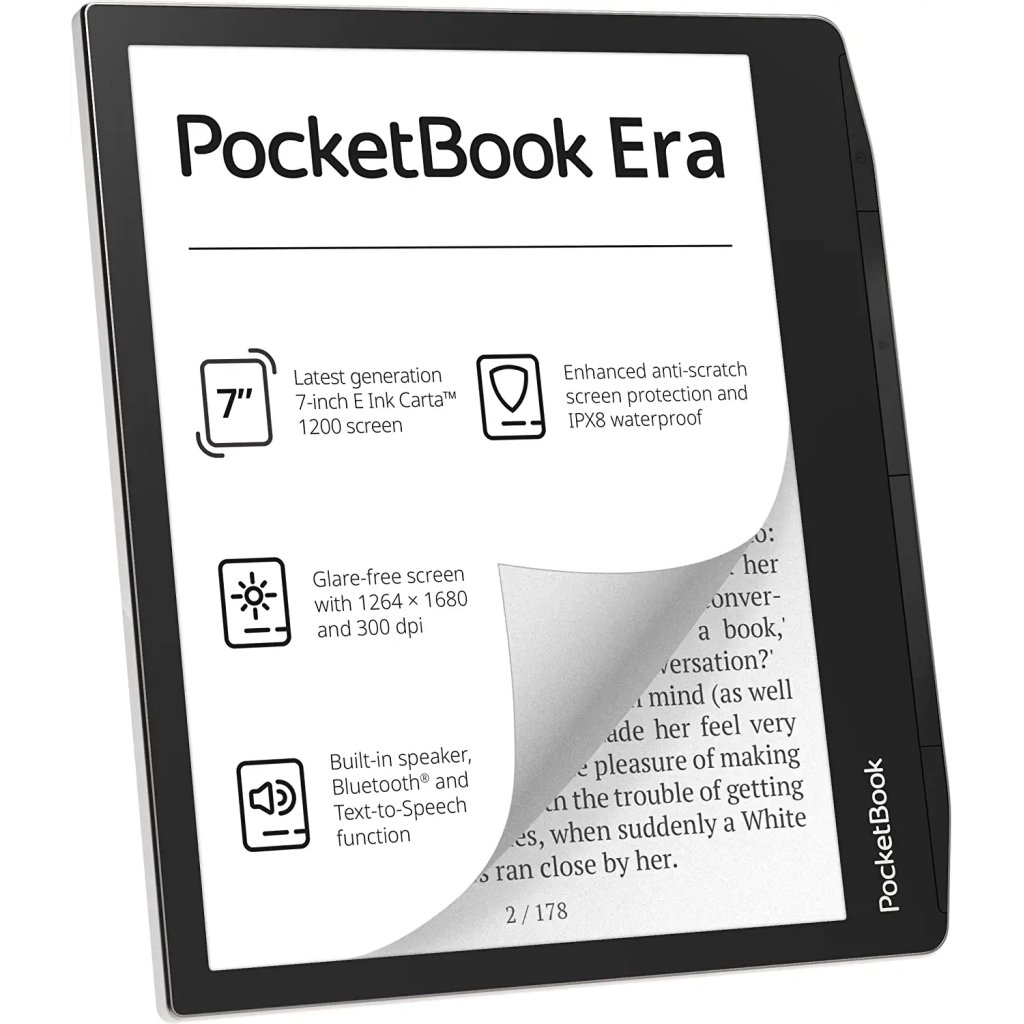 Електронна книга Pocketbook 700, Era, Stardust Silver (PB700-U-16-WW) зображення 2