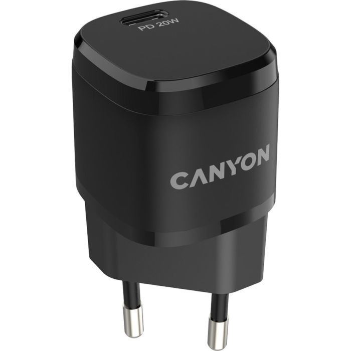 Зарядний пристрій Canyon PD 20W black (CNE-CHA20B05) зображення 2