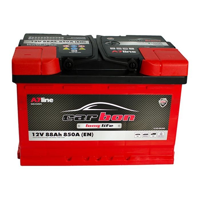Аккумулятор автомобильный CARBON 88 Ah/12V Euro (CRB88-00)