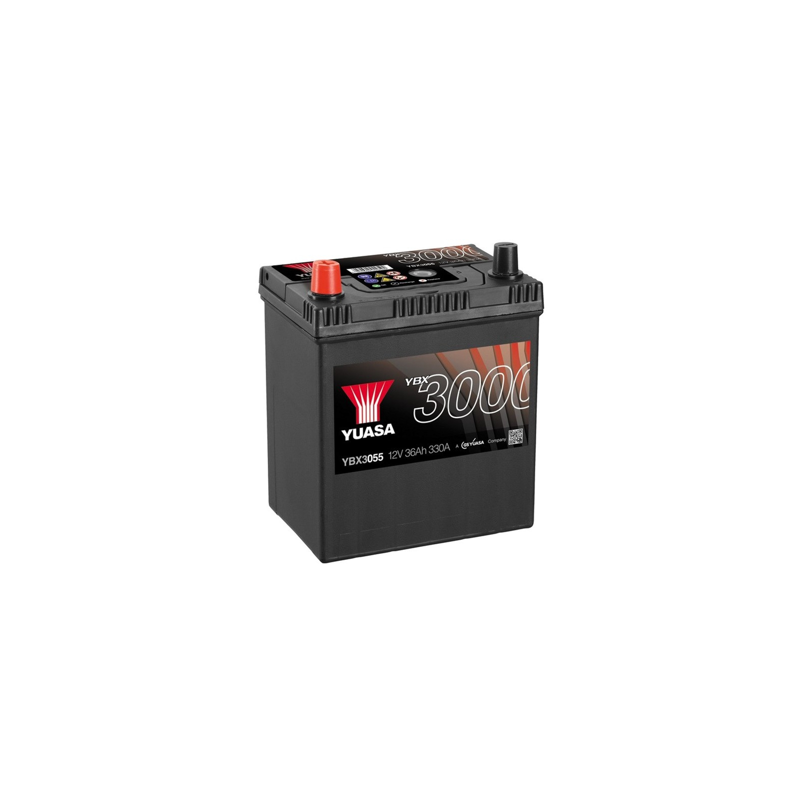 Акумулятор автомобільний Yuasa 12V 36Ah SMF Battery (YBX3055)