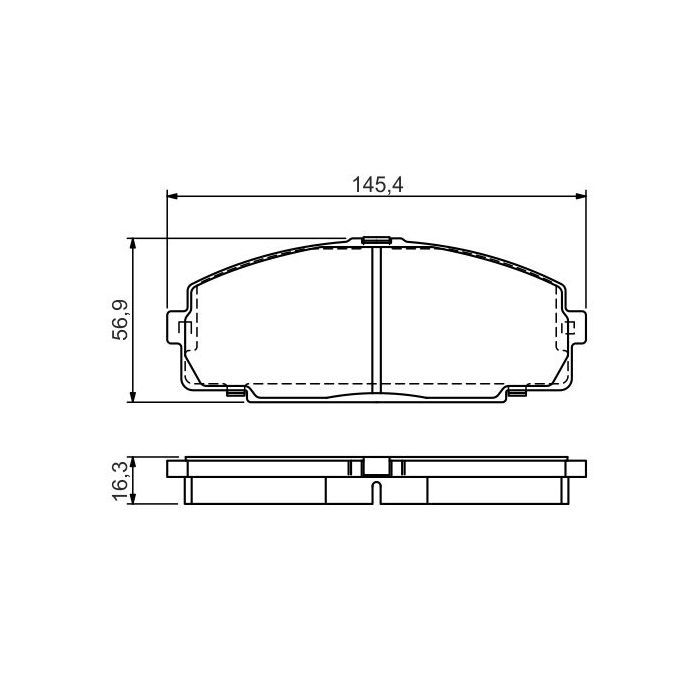 Гальмівні колодки Bosch 0 986 495 058