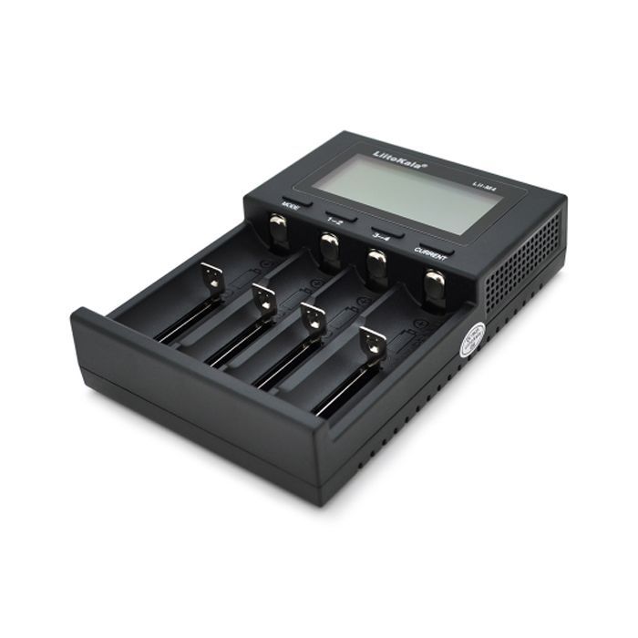 Зарядное устройство для аккумуляторов Liitokala 4 Slots, LED display, 5V Type C, 3.7V/1.2V AA/AAA 18650/26650/16340/14500/10440/18500 (Lii-M4) изображение 2