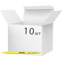 Маркер Stanger текстовый, 1-3 мм желтый 10 шт (MARKER-TXT-ST-PENY10)
