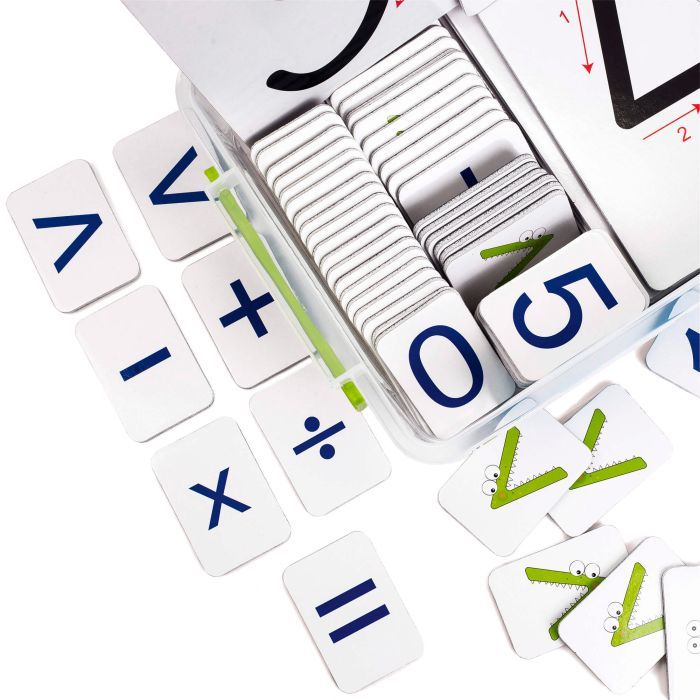 Обучающий набор Vladi Toys Демонстрационный набор цифр и математических знаков (укр) (VT5555-02) изображение 3