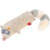 Игрушка для собак GiGwi Plush Енот с пискавкой 17 см (75310)