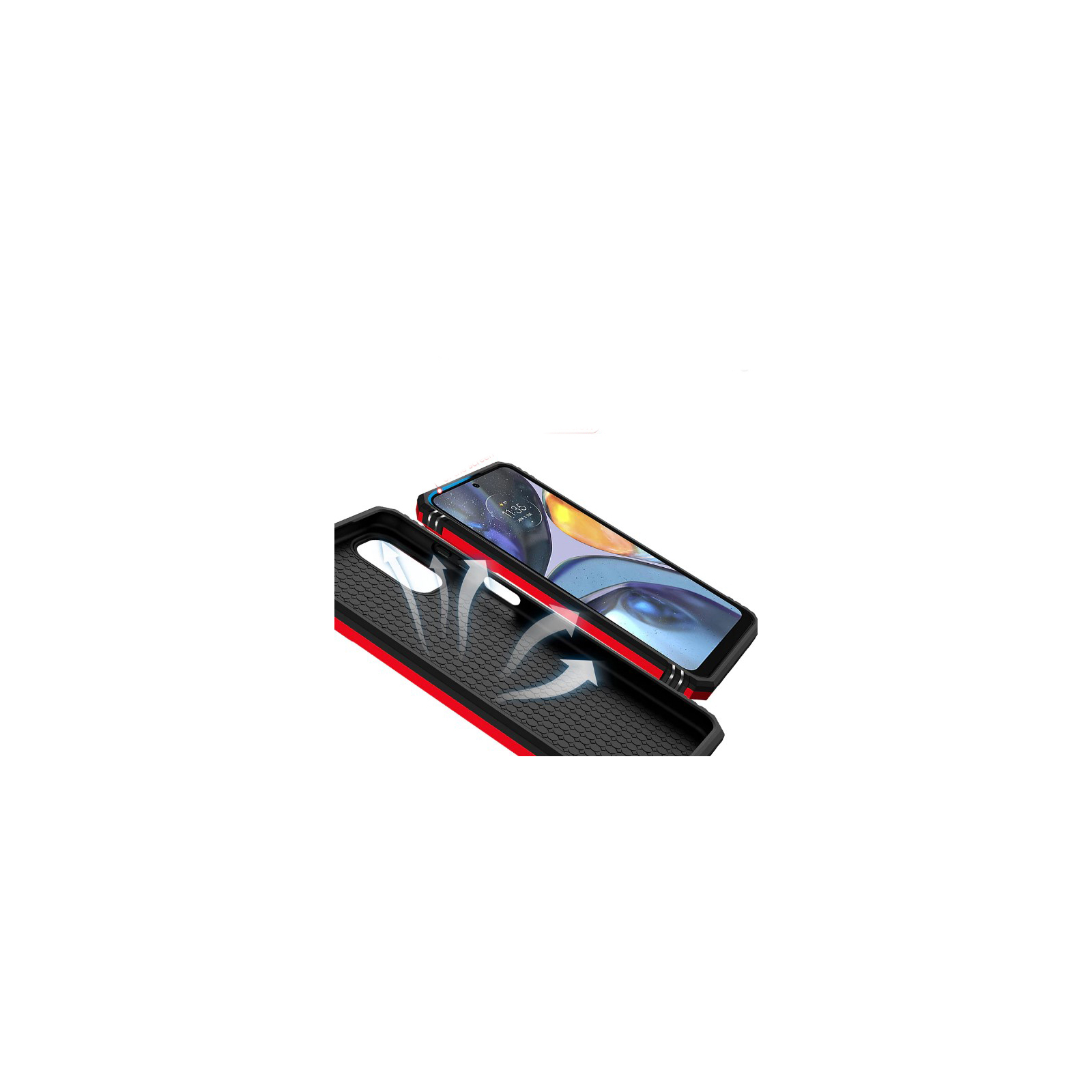 Чехол для мобильного телефона BeCover Military Xiaomi Redmi A1 / A2 Red (708236) изображение 5