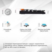 Клавіатура Keychron K5SE 104 Key Optical Mint RGB Hot-Swap Wireless UA Black (K5SEE5_KEYCHRON) зображення 2