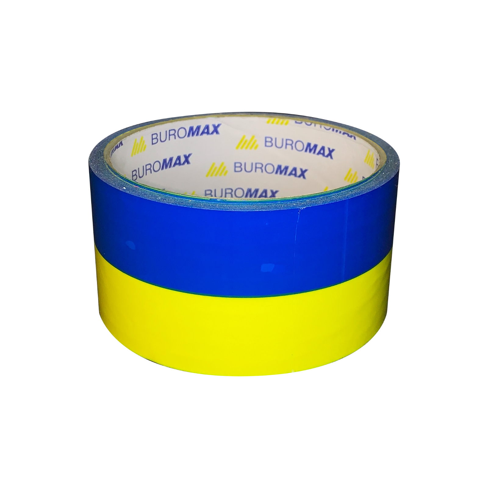 Скотч Buromax 48 мм х 35 м Сине-желтая (BM.7007-85)