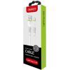 Дата кабель USB 2.0 AM to Lightning 2.0m CBFLEXL2 white Intaleo (1283126521416) изображение 2