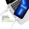 Дата кабель USB 2.0 AM to Lightning 2.0m CBFLEXL2 white Intaleo (1283126521416) изображение 5