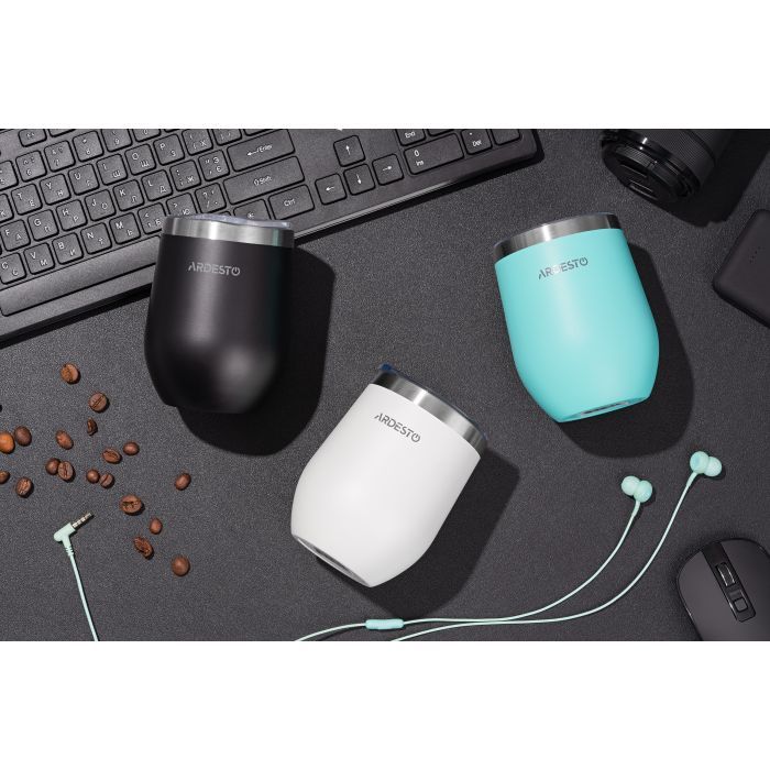 Термокружка Ardesto Compact Mug 350 мл Black (AR2635MMB) зображення 2