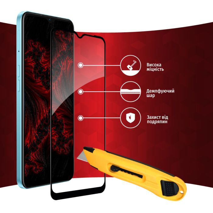 Стекло защитное Intaleo Full Glue Oppo A57 (1283126546266) изображение 4