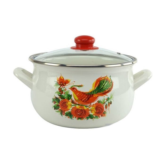 Каструля Gusto "Жар-птиця" 20 см 4,0 л (GT-T-120-FB)
