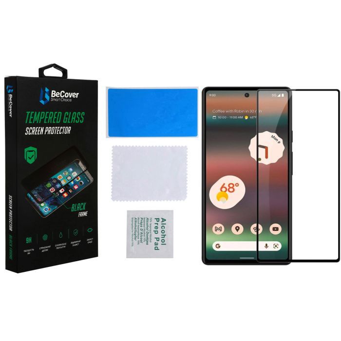 Скло захисне BeCover Google Pixel 6A Black (708757) зображення 2