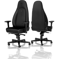 Кресло игровое Noblechairs Icon Gaming Black Edition (NBL-ICN-PU-BED) изображение 2