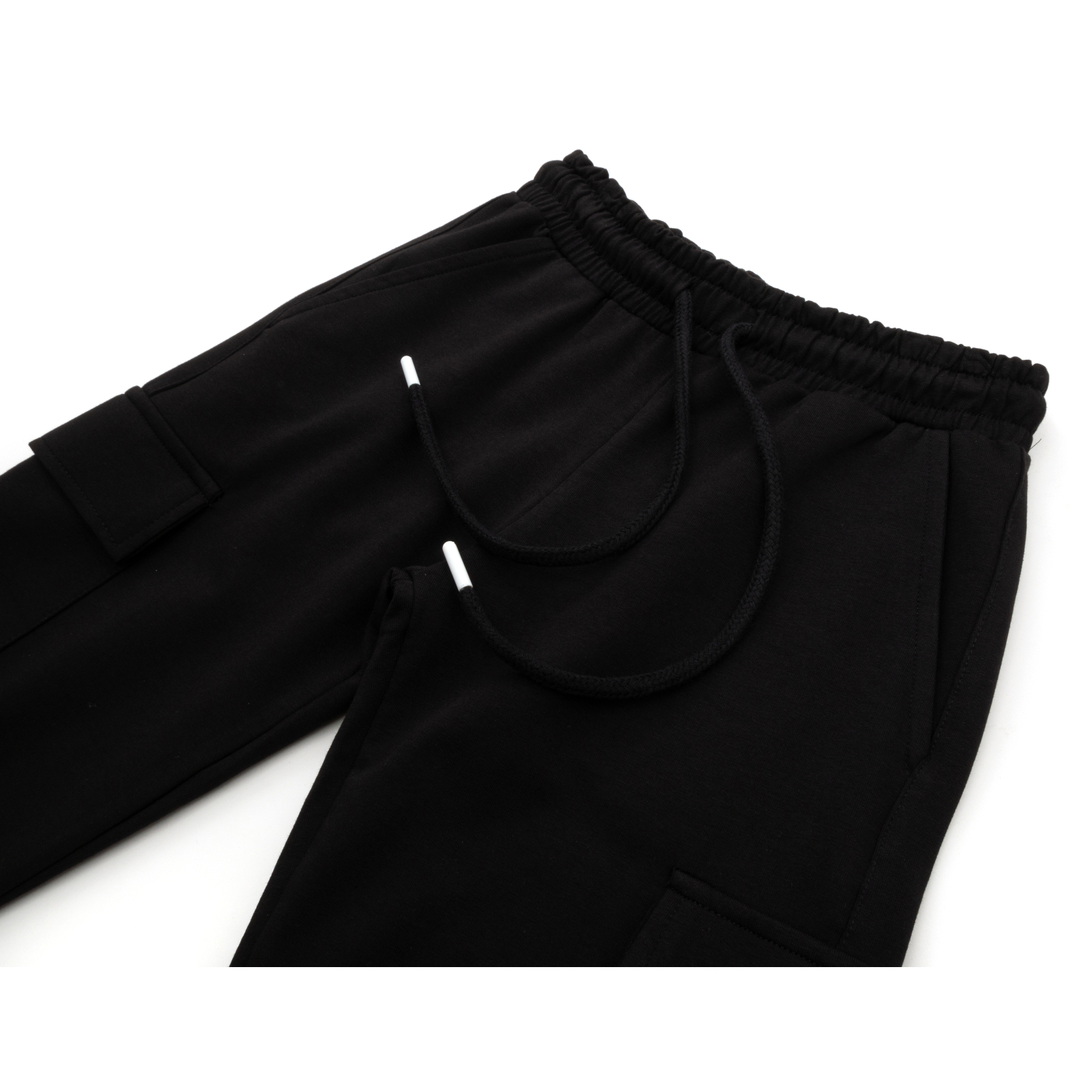 Штани дитячі A-Yugi спортивні з кишенями (7143.03-152B-black) зображення 3