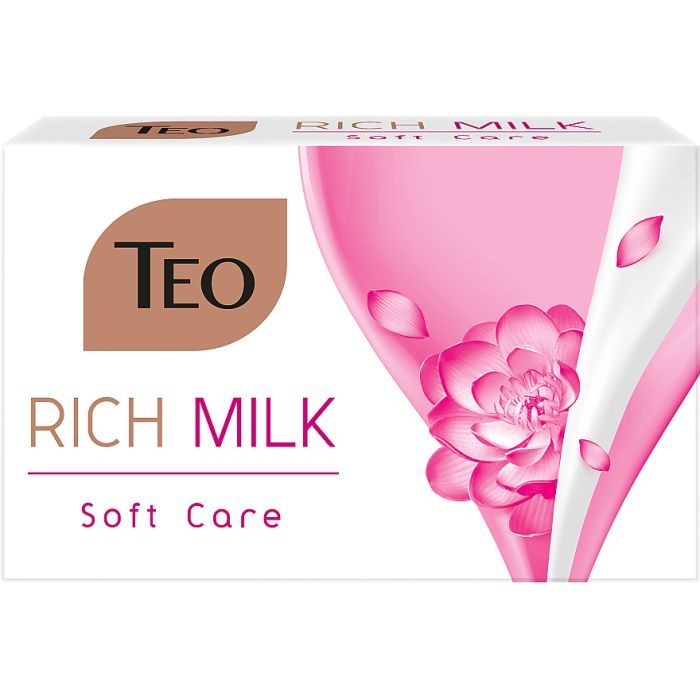 Твердое мыло Teo Beauty Rich Milk Soft Care 90 г (3800024047381)