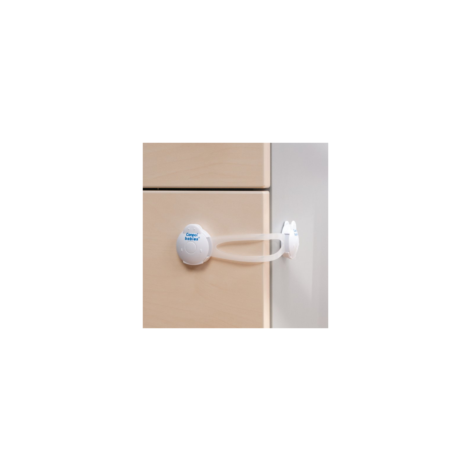 Блокіратор дверний Canpol babies білий 16.5 х 3 см х 2 шт. (74/011) зображення 3